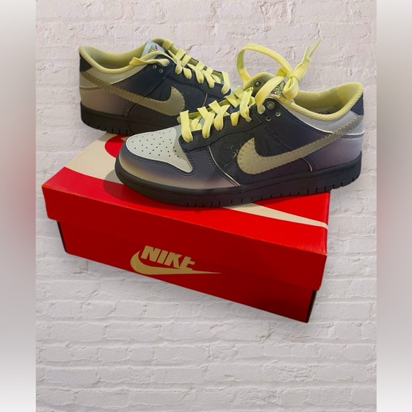 Nike Dunk Low BG GS Halloween Diffused Blue Tint FQ8354-491 sz 5Y 6.5 WM NIB - Picture 4 of 11